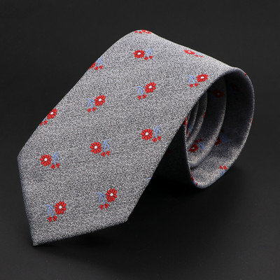 Uus moodne meeste lips 7,5 cm triibuline lilleline Paisley roheline tumedat värvi lips Fit pulmapidu Koosolek äri õhuke kitsas kraat