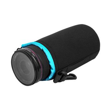 Αδιάβροχη τσάντα φακού φωτογραφικής μηχανής Φορητή νεοπρένιο με γάντζο θήκη κάμερας DSLR για Canon/Sony/Nikon