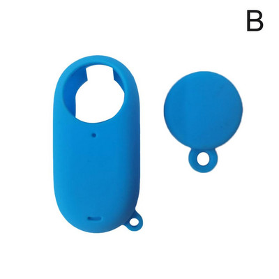 Προστατευτική θήκη σιλικόνης με προστατευτικό κάλυμμα καπακιού φακού για αξεσουάρ κάμερας Insta360 Go3 Αντιολισθητική πλήρης προστασία από τη σκόνη