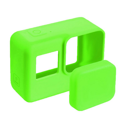 LANBEIKA Carcasa din cauciuc siliconic Carcasa de protectie Carcasa moale pentru kituri de accesorii Gopro Go Pro Hero 5 6 7 Camera de actiune neagra