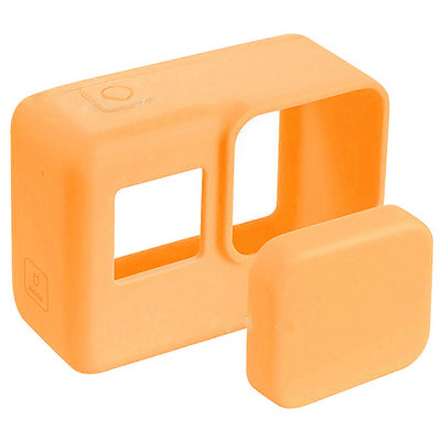 LANBEIKA Carcasa din cauciuc siliconic Carcasa de protectie Carcasa moale pentru kituri de accesorii Gopro Go Pro Hero 5 6 7 Camera de actiune neagra