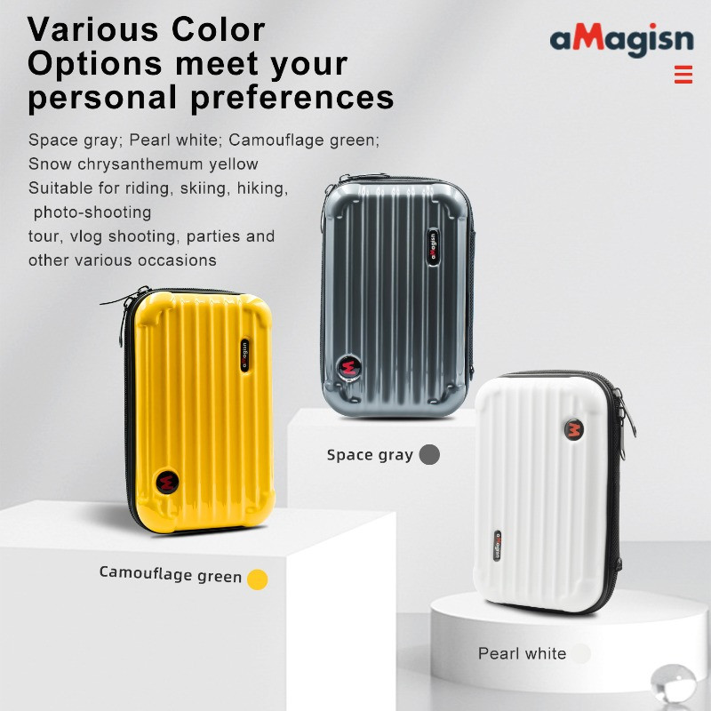 Prenosné puzdro pre Insta360 GO3, malé úložné vrecko, vodotesné pevné puzdro pre príslušenstvo k akčnej kamere Insta360 GO 3