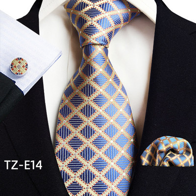 Royal Ριγέ Μεταξωτές Γραβάτες Paisley Ανδρικά Πολυτελή 8cm Γραβάτα Τσέπη τετράγωνα Μανικετόκουμπα Σετ Δώρου Αξεσουάρ κοστούμι με υφαντό υφαντό ζακάρ