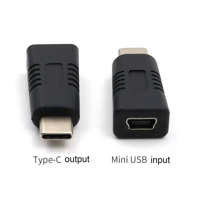 1/2/5 tk kaasaskantav konvertertelefoni tahvelarvuti mini-USB emane C-tüüpi isane adapteri tugi andmeedastuse laadimine korrosioonivastane