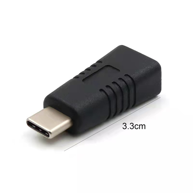 1/2/5 tk kaasaskantav konvertertelefoni tahvelarvuti mini-USB emane C-tüüpi isane adapteri tugi andmeedastuse laadimine korrosioonivastane