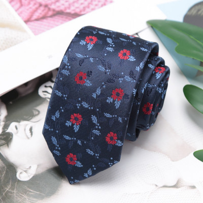 Muške klasične jacquard uske kravate za modne ležerne pruge Karirana kravata Poslovni vjenčani dar Mladoženja Crne kravate Dodaci