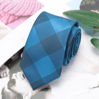 Muške klasične jacquard uske kravate za modne ležerne pruge Karirana kravata Poslovni vjenčani dar Mladoženja Crne kravate Dodaci