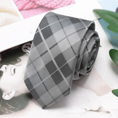 Muške klasične jacquard uske kravate za modne ležerne pruge Karirana kravata Poslovni vjenčani dar Mladoženja Crne kravate Dodaci