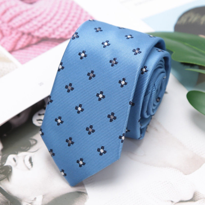 Muške klasične jacquard uske kravate za modne ležerne pruge Karirana kravata Poslovni vjenčani dar Mladoženja Crne kravate Dodaci