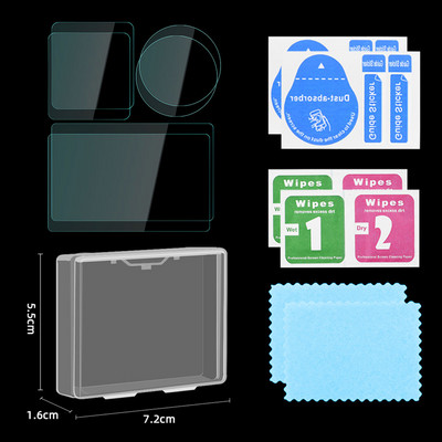 Μεμβράνη 9H Tempered Glass for DJI Osmo Action 4 Screen Protector Αντιχαρακτηριστικά Αξεσουάρ αθλητικής κάμερας