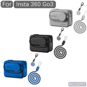 Silikonski poklopac Poklopac objektiva kamere za Insta360 GO 3 Zaštitna torbica protiv ogrebotina s uzicom Dodaci za sportsku kameru