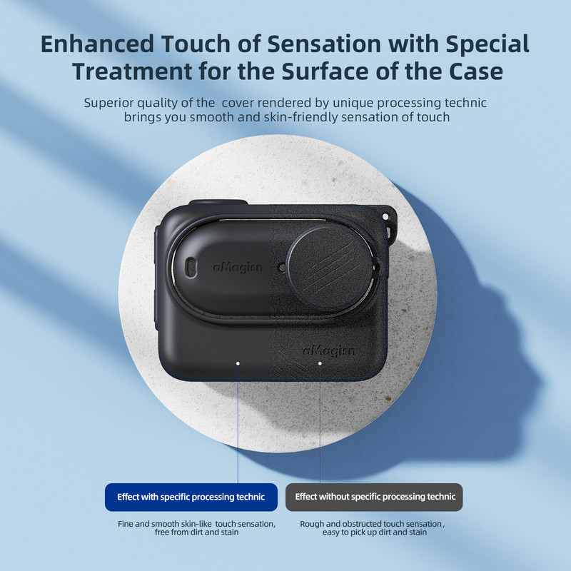 Silikonski poklopac Poklopac objektiva kamere za Insta360 GO 3 Zaštitna torbica protiv ogrebotina s uzicom Dodaci za sportsku kameru