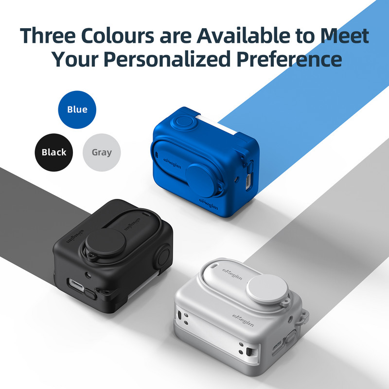 Silikonski poklopac Poklopac objektiva kamere za Insta360 GO 3 Zaštitna torbica protiv ogrebotina s uzicom Dodaci za sportsku kameru