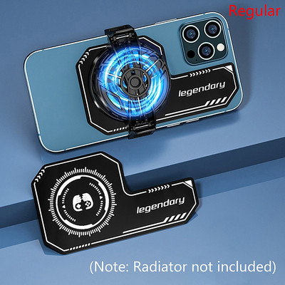 Mobiiltelefoni jahutusplaadi jahutusradiaator Kulutage jahutusala jahutusventilaatorite jaoks Mängu jahuti mobiiltelefon iPhone`i / Samsungi / Xiaomi jaoks
