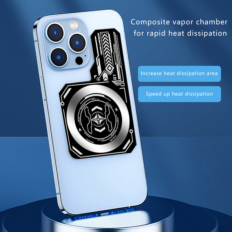 Mobiiltelefoni jahutusplaadi jahutusradiaator Kulutage jahutusala jahutusventilaatorite jaoks Mängu jahuti mobiiltelefon iPhone`i / Samsungi / Xiaomi jaoks