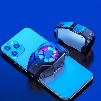 Mäng Mobiiltelefoni jahuti USB-toitega radiaatoriga snap-on jahutustööriist Kaasaskantav jahutusventilaator iPhone 13 12 11 Pro Max mini Xr Xs X jaoks