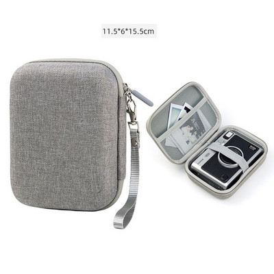 Utazós fényképezőgép táska Fujifilm Instax Mini EVO Mini Link okostelefon nyomtatóhoz Ütésálló Hard Shell hordtáska