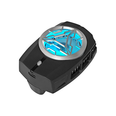 Radiator cu clemă din spate pentru telefon mobil ventilator portabil reîncărcabil Lumină RGB