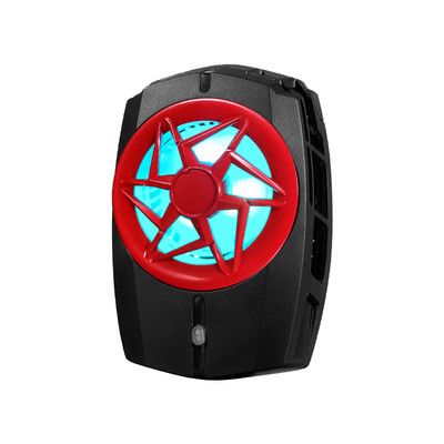 Radiator cu clemă din spate pentru telefon mobil ventilator portabil reîncărcabil Lumină RGB