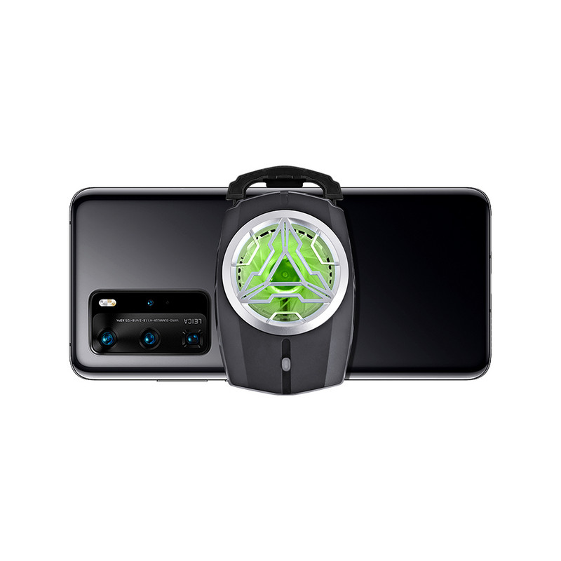 Radiator cu clemă din spate pentru telefon mobil ventilator portabil reîncărcabil Lumină RGB