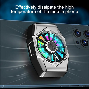 Μαγνητικό καλοριφέρ τηλεφώνου ABS Σύστημα ψύξης παιχνιδιών Ανεμιστήρας γρήγορης ψύξης για iPhone Xiaomi Black Shark 4 με μπαταρία кулер для телефона