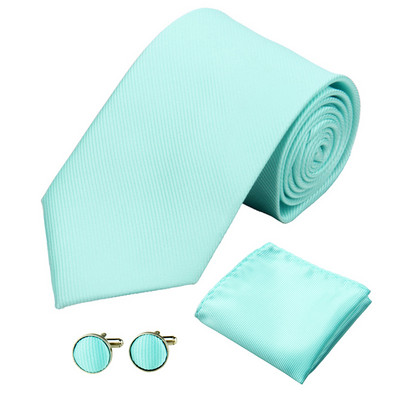 Moodne meeste lipsukomplekt, 8 cm/3,15 tolli, pulmasiid, ühevärviline triibuline must punane aksessuaarid Mansetinööbid Tasku kandiline kaelaside meestele, naistele