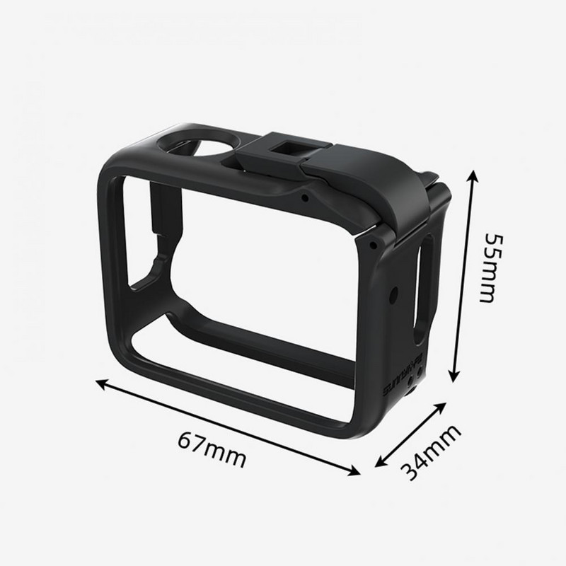 Kaitseraam kaamera korpuse ümbrisele Insta360 Go 3 Insta360 Go 3 kaamera kaitsepuur, vastupidav must kokkupõrke jaoks