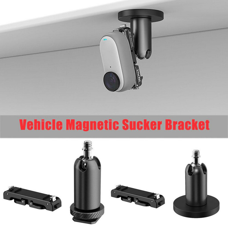 Magnetinis greito atlaisvinimo pagrindas, skirtas Insta360 Go 3 adapterio 1/4 sraigtinės jungties laikiklis, skirtas Insta360 Go 3 veiksmo kameros priedai W4E2