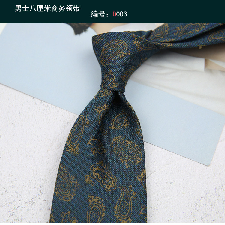 Linbaiway 8 cm-es brit stílusú, nyomott nyakkendő férfiaknak Vintage Paisley virágos nyakkendő Cravat esküvői parti úri nyakkendő
