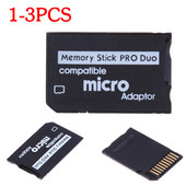 1-3 buc. Suport adaptor card de memorie Micro SD la adaptor Memory Stick pentru PSP Micro SD 1MB-128GB Memory Stick Pro Duo