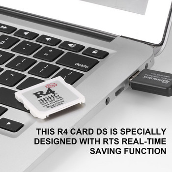 2022 R4 SDHC Adapter Secure Digital Memory Burning Card Game Card Flashcard Durable Material Compact and Portable Flashcard
