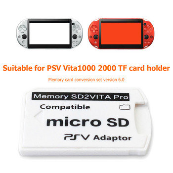 Προσαρμογέας κάρτας μνήμης 1/2 τμχ για Sony PlayStation VITA V6.0 SD2 VITA Pro Henkaku 3.65 1000 2000 TF MicroSD Card PSV Converter
