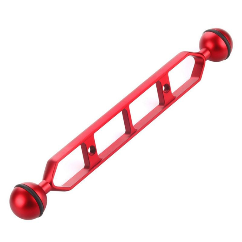 Alumínium búvárfotózási felszerelés, két gömbcsuklós karú kameratartó víz alatti akció kamerákhoz