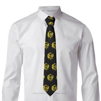 One Piece Anime Trafalgar Law Men Ties 3D Printed Hip-Hop Street Business Wedding Party πουκάμισο αξεσουάρ