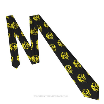 One Piece Anime Trafalgar Law Men Ties 3D Printed Hip-Hop Street Business Wedding Party πουκάμισο αξεσουάρ