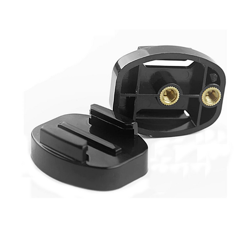 Fekete strapabíró műanyag sportkamera videokamera-tartozékok Praktikus GoPro alapra szerelhető, gyorsan hordozható kioldólemezes állványtartó