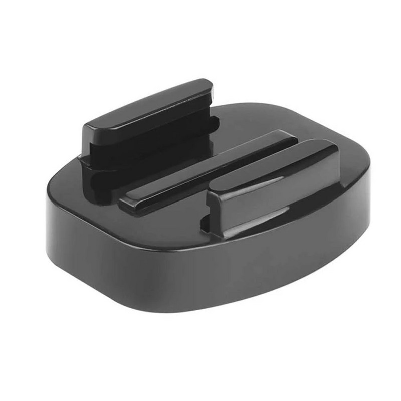 Fekete strapabíró műanyag sportkamera videokamera-tartozékok Praktikus GoPro alapra szerelhető, gyorsan hordozható kioldólemezes állványtartó