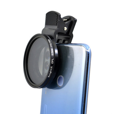 KnightX Лещи Камера CPL поляризиращ филтър звезда ND Micro за мобилен телефон 52 мм