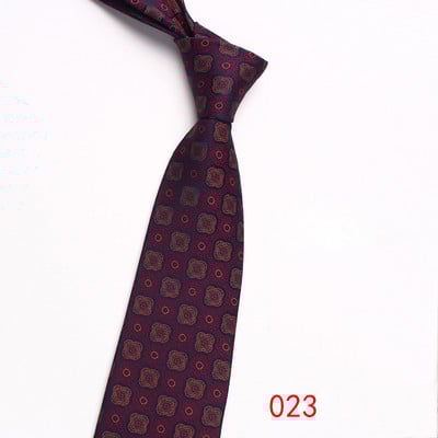 Linbaiway 8cm kaklaraiščiai vyrų vestuvių vakarėliui su gėlėmis marginti kaklo kaklaraiščiai Poliesteris Gravatas Slim Cravat kaklaraištis vyrams Dovanos