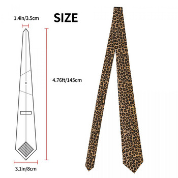 Leopard Ανδρική Γυναικεία Γραβάτα Λεπτή Πολυεστέρας 8 cm Κλασική Ζώο λαιμόκοψη για Ανδρικά Αξεσουάρ Business