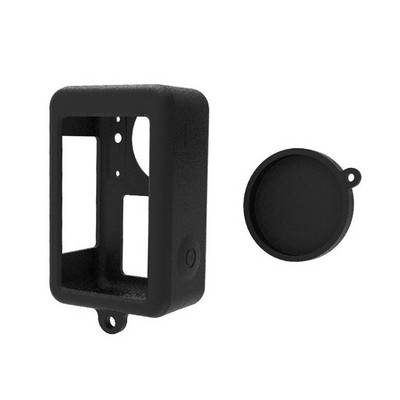 Eemaldatav kate, silikoonist pehme kaamera korpuse kate Osmo Action 4/3 kaamera jaoks, täielikult kaitsvad hoiukarbi turvakaaned