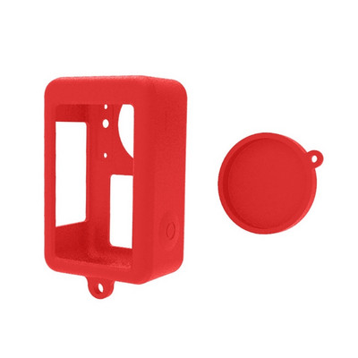 Eemaldatav kate, silikoonist pehme kaamera korpuse kate Osmo Action 4/3 kaamera jaoks, täielikult kaitsvad hoiukarbi turvakaaned