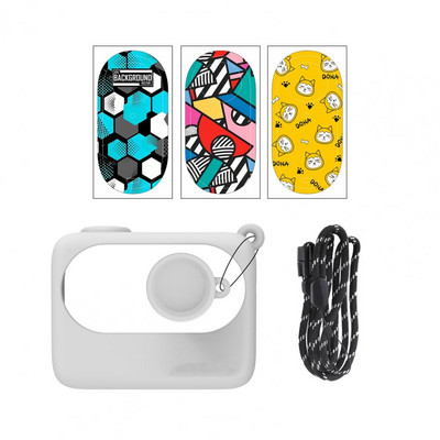 Čvrsti izdržljivi silikonski poklopac za uređaj Silikonski poklopac leće za zaslon osjetljiv na dodir Insta360 Go 3 Silikonski zaštitni dodaci