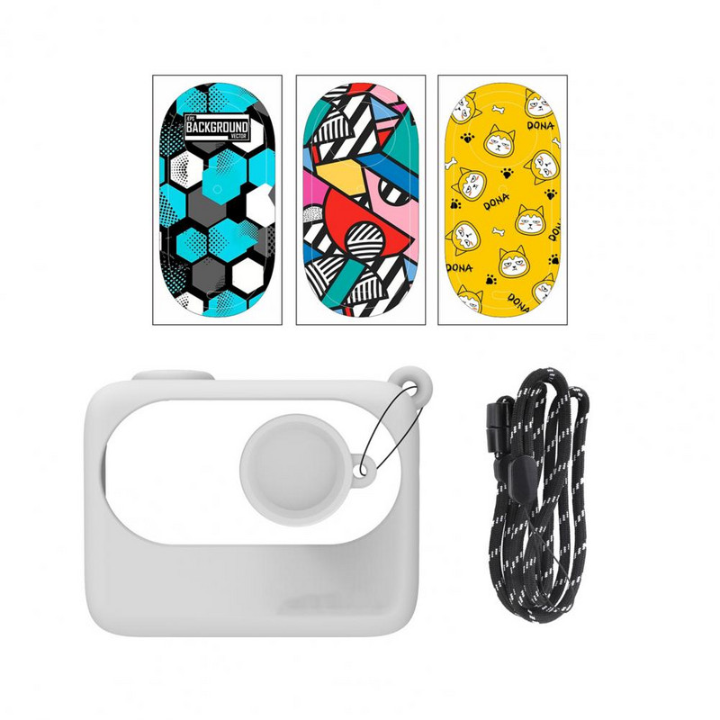 Čvrsti izdržljivi silikonski poklopac za uređaj Silikonski poklopac leće za zaslon osjetljiv na dodir Insta360 Go 3 Silikonski zaštitni dodaci