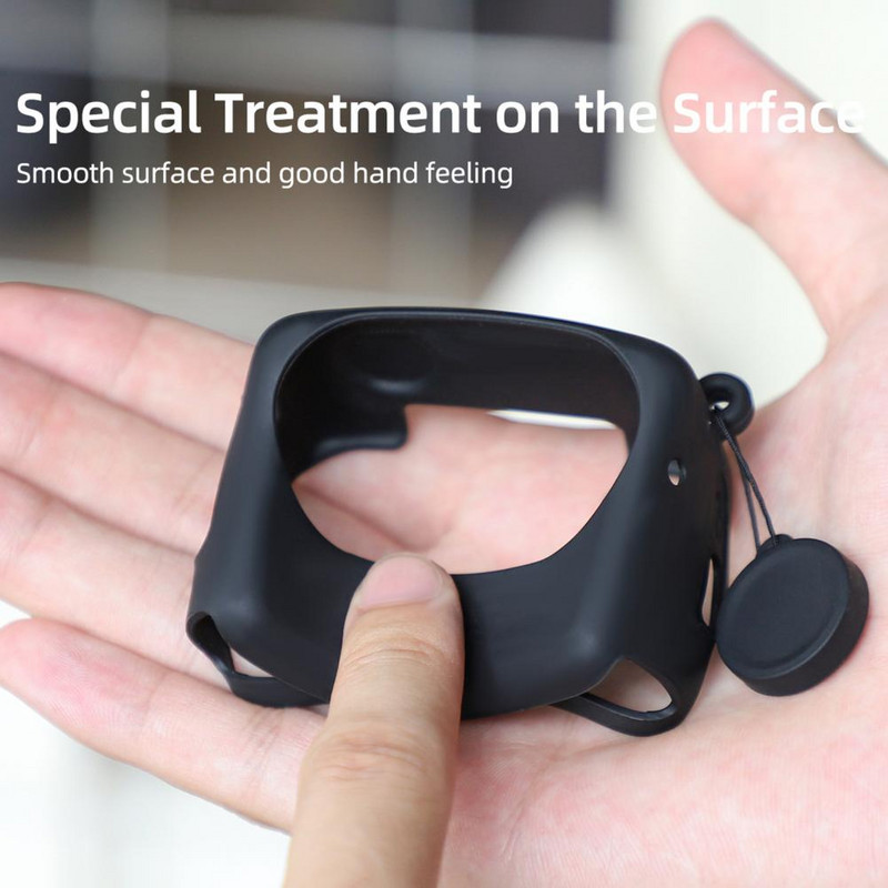 Čvrsti izdržljivi silikonski poklopac za uređaj Silikonski poklopac leće za zaslon osjetljiv na dodir Insta360 Go 3 Silikonski zaštitni dodaci