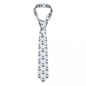 Jūros laivyno vyriškas moteriškas kaklaraištis plonas poliesteris 8 cm siauros juostelės, tvirtinimo kaklaraištis vyrams, priedai Cravat Office