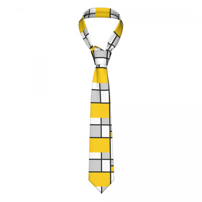 Cravată cu artă abstractă Bărbați Femei Ocazional Poliester 8 cm Cravată clasică Mondrian Geometrică Bărbați Îmbrăcăminte zilnică Cravată Accesorii pentru cosplay