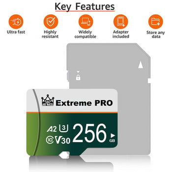 Κάρτα Mini SD 128 GB 64 GB Κάρτα μνήμης Class10 256 GB 1 TB 2 TB Cartao De Memoria 512 GB SD/TF Κάρτα Flash για τηλέφωνο Xiaomi