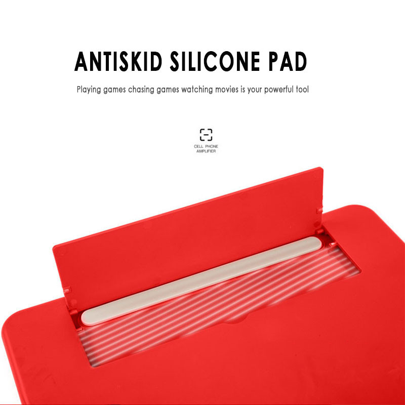 Naujas 3D HD mobiliojo telefono ekrano didintuvas Filmų vaizdo stovo stiprintuvas Stalinio telefono laikiklis 3D HD filmų vaizdo stovas didmeninė prekyba