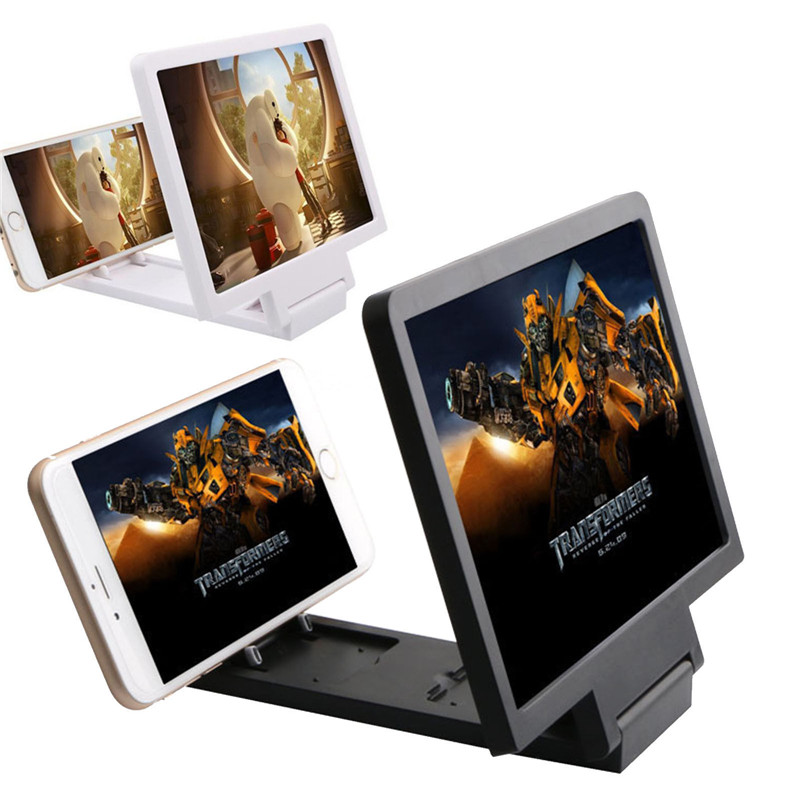 12 / 7,8 colio didelio ekrano 3D HD stiprintuvas išlenktas ekranas Mobiliojo telefono ekrano didintuvas Išmaniojo telefono vaizdo stiprintuvo stovo laikiklis